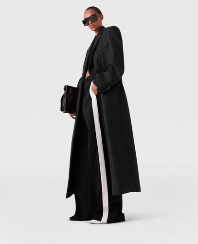 Cappotto Lungo Doppiopetto in Lana, Donna, , Taglia: 38 - Stella McCartney - Modalova