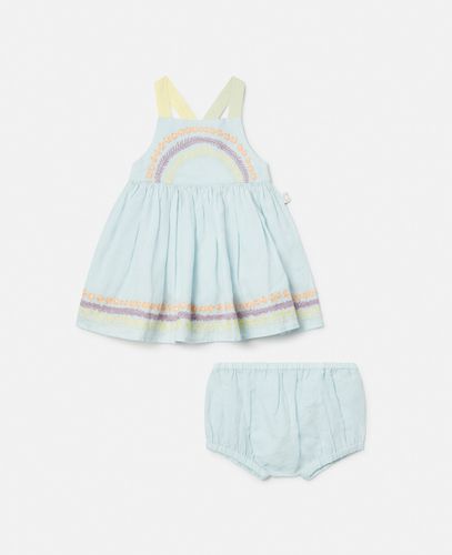 Flower Line Embroidery Dress and Bloomers Set, , Size: 24m - Stella McCartney - Modalova