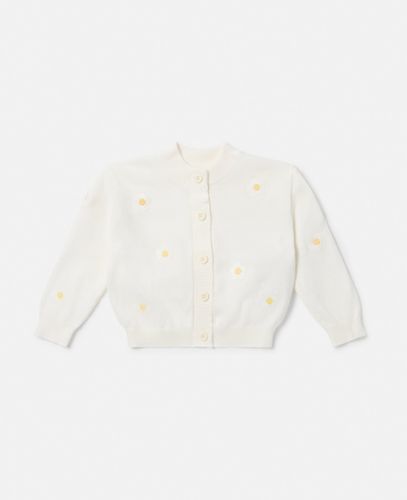 Daisy Embroidery Cardigan, , Size: 18m - Stella McCartney - Modalova