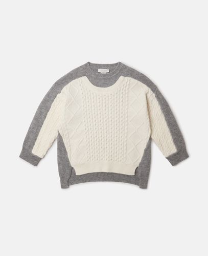 Strickpullover mit Block-Optik, , Größe: 5 - Stella McCartney - Modalova