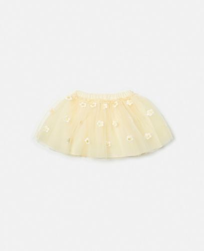 Daisy Embroidery Tulle Skirt, , Size: 12m - Stella McCartney - Modalova