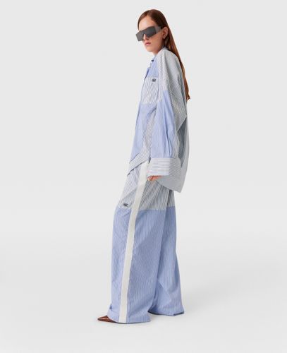 Gestreiftes Boyfriend-Hemd, Frau, , Größe: 40 - Stella McCartney - Modalova