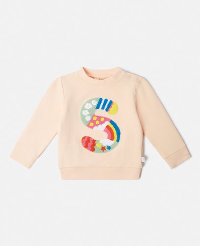 S' Embroidery Sweatshirt, , Size: 18m - Stella McCartney - Modalova