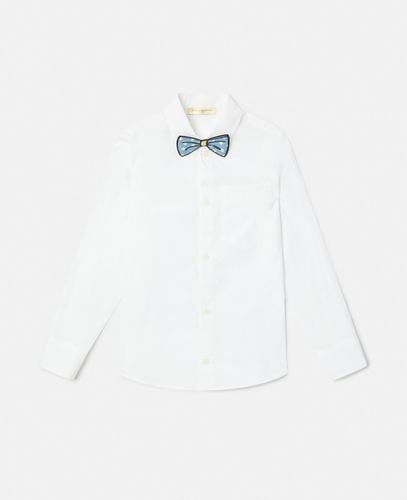 Camicia Oxford con Papillon Staccabile, , Taglia: 10 - Stella McCartney - Modalova