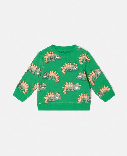 Gecko Print Sweatshirt, , Size: 18m - Stella McCartney - Modalova