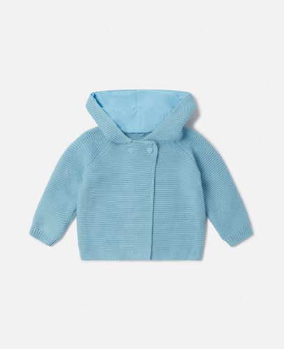 D Ear Fringed Hooded Cardigan, , Size: 18m - Stella McCartney - Modalova