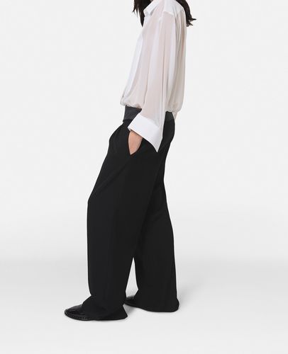 Elegante Hose mit weitem Hosenbein, Frau, , Größe: 46 - Stella McCartney - Modalova