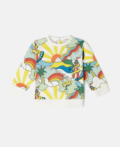 Rollercoaster Print Sweatshirt, , Size: 9m - Stella McCartney - Modalova