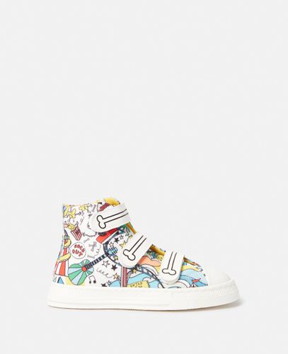 Funfair Print High-Top Trainers, , Size: 32 - Stella McCartney - Modalova