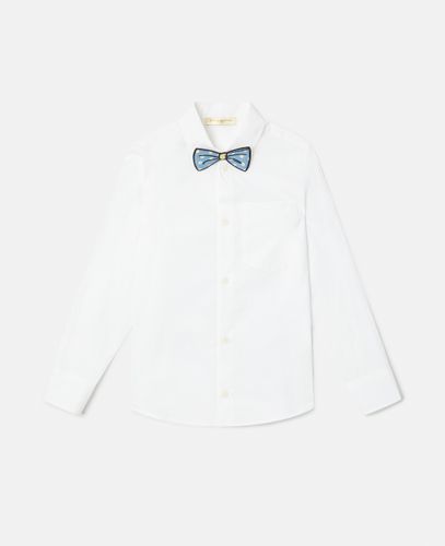 Oxford Shirt with Detachable Bow Tie, , Size: 6 - Stella McCartney - Modalova