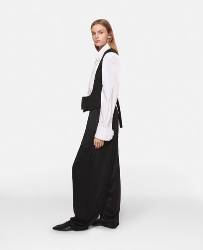 Buttoned Wool Tuxedo Waistcoat, Woman, , Size: 42 - Stella McCartney - Modalova