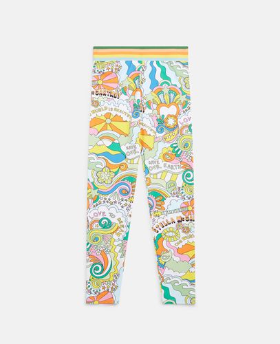 Love to Dream' Print Leggings, , Size: 14 - Stella McCartney - Modalova