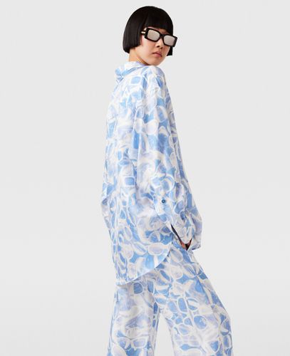 Sunglasses Print Long-Sleeve Shirt, Woman, , Size: 36 - Stella McCartney - Modalova