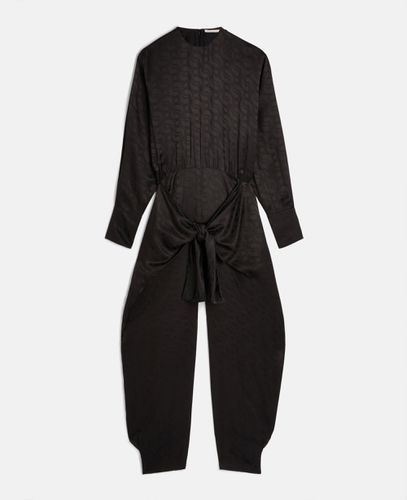 S-Wave Jacquard Wrap Jumpsuit, Woman, , Size: 36 - Stella McCartney - Modalova