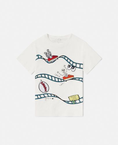 Rollercoaster Print T-Shirt, , Size: 12 - Stella McCartney - Modalova