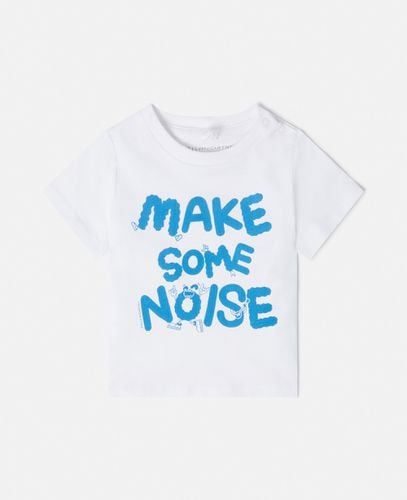 Make Some Noise' Print T-Shirt, , Size: 24m - Stella McCartney - Modalova