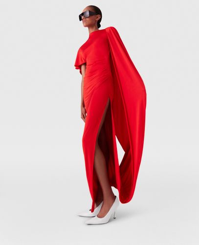 Asymmetrisches Maxi-Cape-Kleid, Frau, , Größe: 42 - Stella McCartney - Modalova