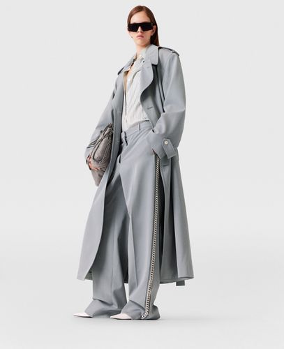 Trench Oversize con Cintura, Donna, , Taglia: 38 - Stella McCartney - Modalova