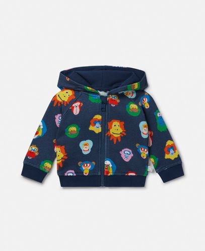 Baby Monkey Print Hoodie, , Size: 24m - Stella McCartney - Modalova