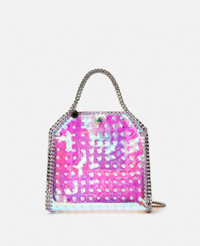 Tote Falabella mini olografica con borchie, Donna - Stella McCartney - Modalova