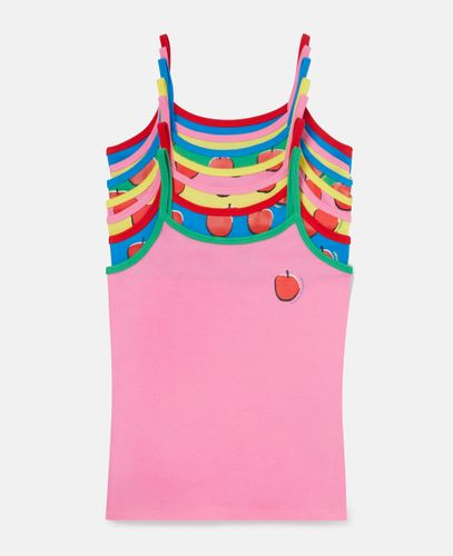 Pack of Apple Print Days of the Week Vests, , Size: 14h - Stella McCartney - Modalova