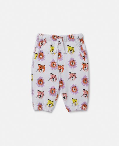 Cheetah Face Print Joggers, , Size: 12m - Stella McCartney - Modalova