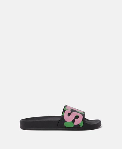 Stella Logo Camo Spot Sliders, , Size: 31 - Stella McCartney - Modalova