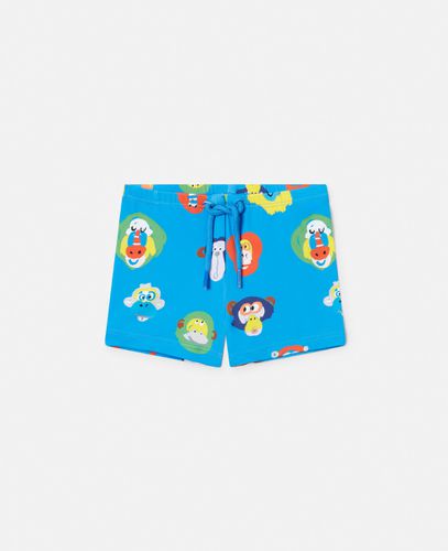 Monkey Print Swim Trunks, , Size: 18m - Stella McCartney - Modalova