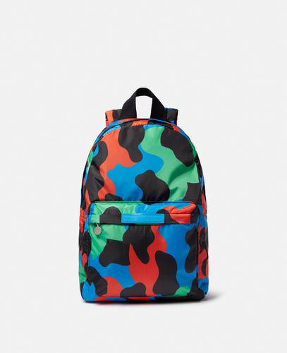 Camouflage Print Backpack - Stella McCartney - Modalova