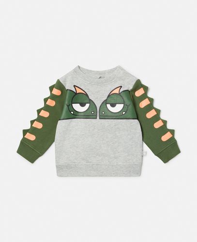 Double Gecko Print Sweatshirt, , Size: 24m - Stella McCartney - Modalova