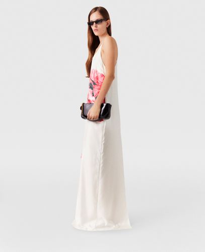 Maxikleid mit Mohn-Print, Frau, , Größe: 38 - Stella McCartney - Modalova