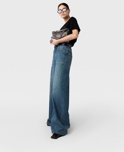 Jeans in Denim a Vita Alta con Gamba Dritta, , Taglia: 25 - Stella McCartney - Modalova