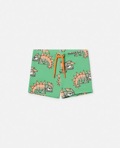 Pantaloncini da Bagno con Stampa Geco, , Taglia: 24m - Stella McCartney - Modalova