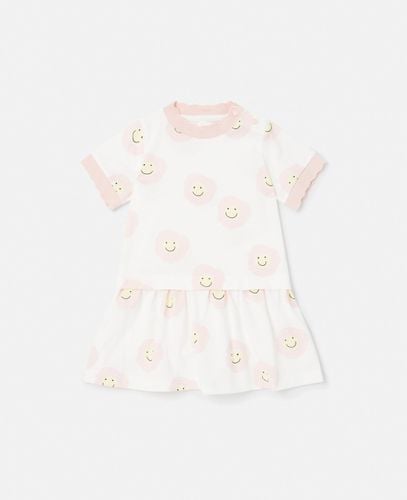 Smiley Flower Print T-Shirt Dress, , Size: 18m - Stella McCartney - Modalova