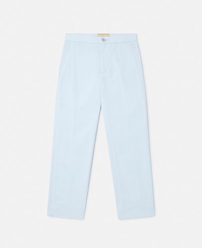 Pantaloni Sartoriali Foderati con Logo, , Taglia: 10 - Stella McCartney - Modalova