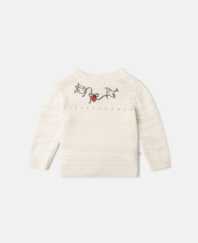 Strickpullover mit Vogel, , Größe: 6M - Stella McCartney - Modalova