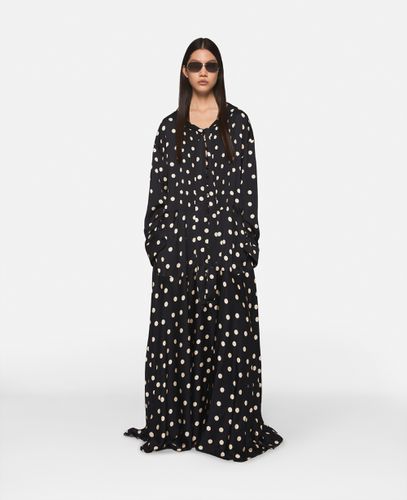 Long-Sleeve Polka Dot Maxi Dress, Woman, , Size: 38 - Stella McCartney - Modalova