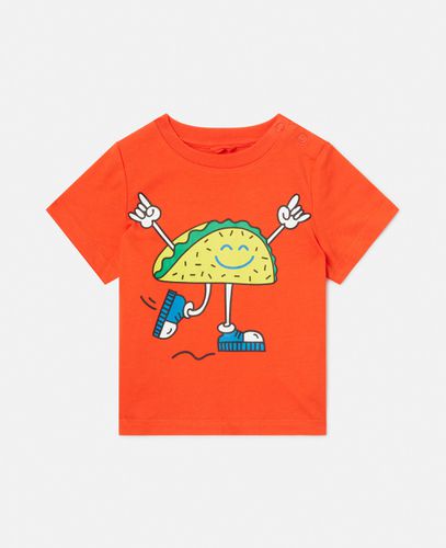 Taco Print T-Shirt, , Size: 24m - Stella McCartney - Modalova