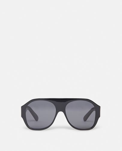 Logo Chunky Aviator Sunglasses, Donna - Stella McCartney - Modalova