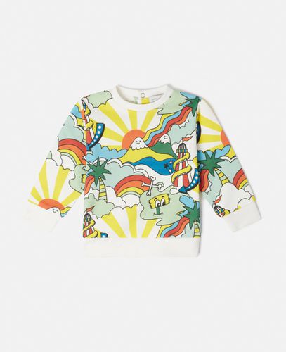 Rollercoaster Print Sweatshirt, , Size: 36m - Stella McCartney - Modalova