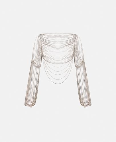 Top con Maniche di Catene di , Donna, , Taglia: S - Stella McCartney - Modalova