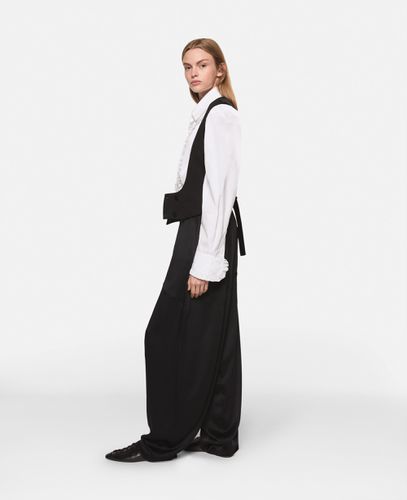 Buttoned Wool Tuxedo Waistcoat, Woman, , Size: 36 - Stella McCartney - Modalova