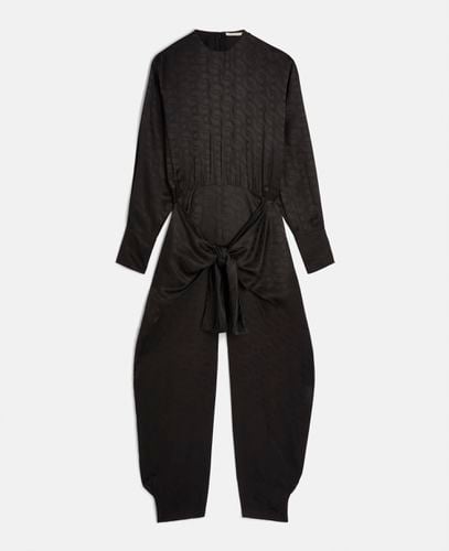 S-Wave Jacquard Wrap Jumpsuit, Woman, , Size: 34 - Stella McCartney - Modalova