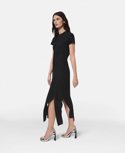 Midikleid aus Lurex-Rippstrick, Frau, /, Größe: L - Stella McCartney - Modalova