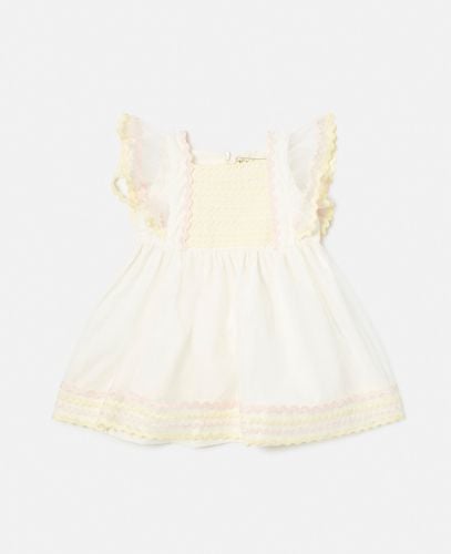 Abito in Organza con Ricami, , Taglia: 24m - Stella McCartney - Modalova