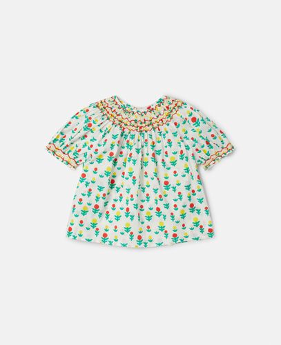 Dreamy Flower Print Smock Top, , Size: 10 - Stella McCartney - Modalova