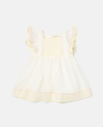 Abito in Organza con Ricami, , Taglia: 12m - Stella McCartney - Modalova