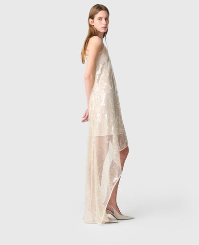 Einärmeliges Paillettenkleid, Frau, , Größe: 40 - Stella McCartney - Modalova