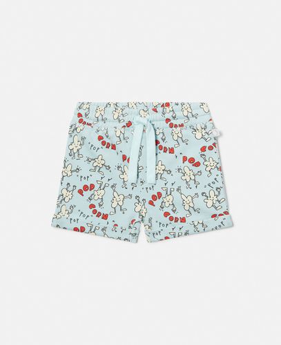 Popcorn Print Sweat Shorts, , Size: 3m - Stella McCartney - Modalova