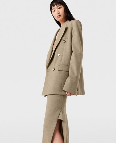 Blazer Doppiopetto in Lana, Donna, , Taglia: 38 - Stella McCartney - Modalova